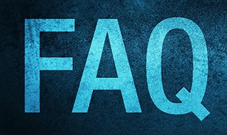 Letters F A and Q representing Frequently asked questions about cosmetic dentistry