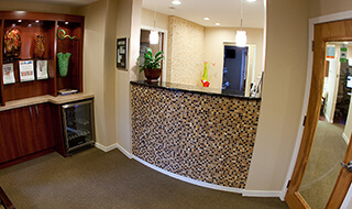 South Jersey Center for Dental Medicine reception desk