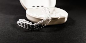 Invisalign aligning tray.