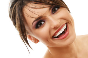 woman smiling with perfect teeth